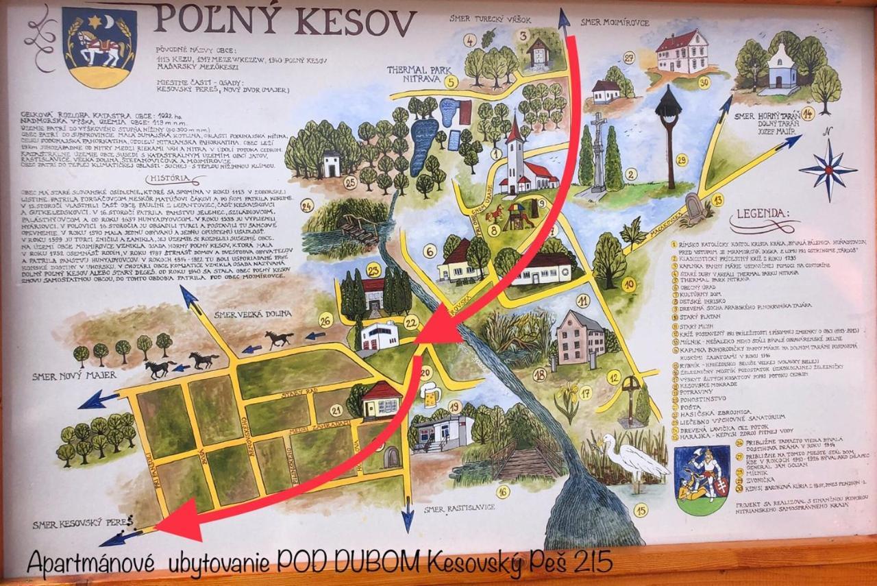 Apartmanove Ubytovanie Pod Dubom Polny Kesov Eksteriør bilde